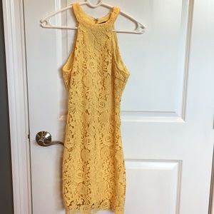 Lulu’s Yellow lace dress
